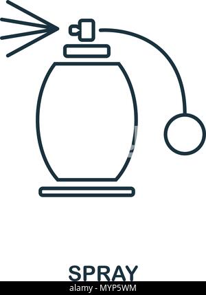 Spray icon. Flat style icon design. UI. Illustration of spray icon. Pictogram isolated on white. Ready to use in web design, apps, software, print. Stock Vector