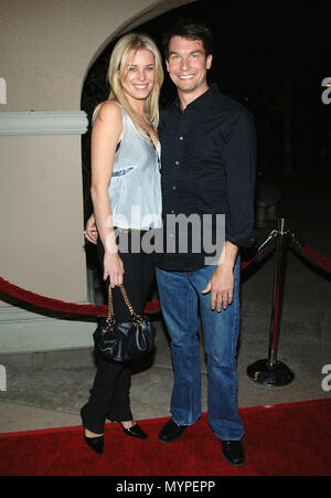 Jerry O'Connell and Rebecca Romaijn arriving at the NBC tca Party at ...