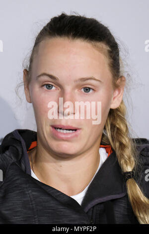 Mutua Madrid Open tennis tournament, Spain  Featuring: Caroline Wozniacki Where: Madrid, Spain When: 07 May 2018 Credit: Oscar Gonzalez/WENN.com Stock Photo