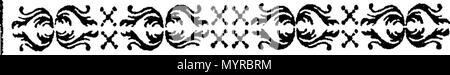 . English: Fleuron from book: An extract of the Rev. Mr. John Wesley's journal from his embarking for Georgia, To his Return to London. 335 An extract of the Rev Fleuron T017123-1 Stock Photo