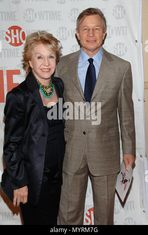 Michael York and wife Pat arriving at the LiZa with a 