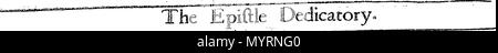 . English: Fleuron from book: An exposition of the thirty-nine articles of the Church of England. Written by Gilbert Bishop of Sarum. 333 An exposition of the thirty-nine articles of the Church of England Fleuron T073705-2 Stock Photo