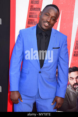 Los Angeles, USA. 7th June, 2018. Hannibal Buress  attends the premiere of Warner Bros. Pictures and New Line Cinema's 'Tag' on June 07, 2018 in Los Angeles, California Credit: Tsuni / USA/Alamy Live News Stock Photo