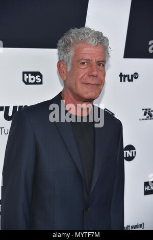 FILE PHOTO: 8th Jun, 2018. Anthony Bourdain passes away from apparent suicide. Photo taken: Anthony Bourdain attends the Turner Upfront 2016 arrivals at The Theater at Madison Square Garden on May 18, 2016 in New York City. Credit: Erik Pendzich/Alamy Live News Stock Photo