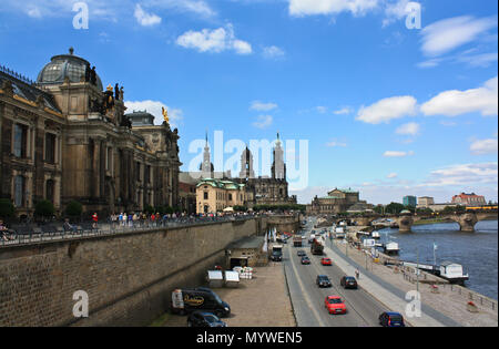 Landscape of the old Dresden Stock Photo