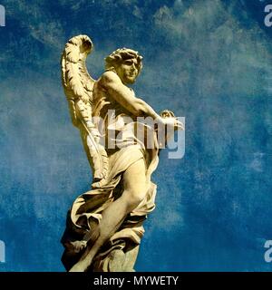 Bernini's Angels, Roma, Italy Stock Photo
