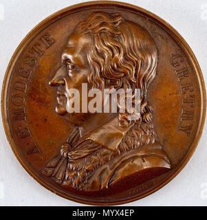 38 Galerie métallique des grands hommes français (Great Men of France) Medal, 1818 (CH 18154445) randlos Stock Photo