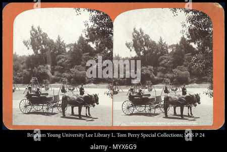 Call #: Mss P24 Box 1 Folder 3 . 43 MSS P 24 B1 F3. circa 1894 7 Children's playground, Golden Gate Park, Cal. Stock Photo