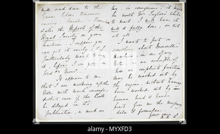 . Galego: Carta de Ada Lovelace a Charles Babbage onde propón un exemplo de cálculo automatizado.  . 10 July 1843. Lovelace, Ada 20 Carta de Ada Lovelace a Charles Babbage Stock Photo