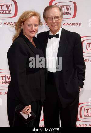 Bernie Kopell (R) and wife   -  6th TV Land Awards 2008 at the Barker Hangar  in Los Angeles.  three quarters eye contact smile KopellBernie wife  55  Event in Hollywood Life - California, Red Carpet Event, USA, Film Industry, Celebrities, Photography, Bestof, Arts Culture and Entertainment, Celebrities fashion, Best of, Hollywood Life, Event in Hollywood Life - California, Red Carpet and backstage, Music celebrities, Topix, Couple, family ( husband and wife ) and kids- Children, brothers and sisters inquiry tsuni@Gamma-USA.com, Credit Tsuni / USA, 2006 to 2009 Stock Photo