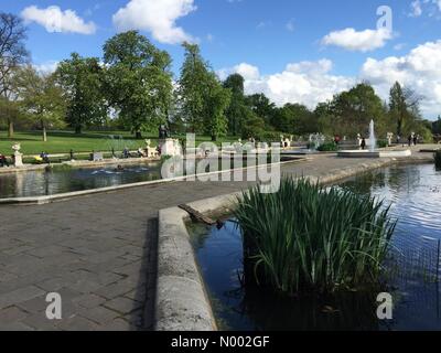 London, UK. 29th Apr, 2015. April 2015; sun is shining in Hyde park, London Credit:  Jonny Abbas/StockimoNews/Alamy Live News Stock Photo