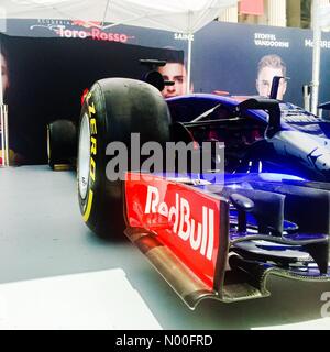 London, UK. 12th July, 2017. F1 London Live to promote engineering, innovation and STEM education Credit: Christopher Reeves/StockimoNews/Alamy Live News Credit: Christopher Reeves/StockimoNews/Alamy Live News Stock Photo