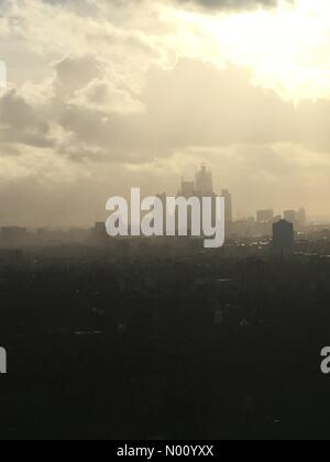 London, UK, 21st December, 2018. London Skyline Credit: Emin Ozkan/StockimoNews/Alamy Live News Stock Photo