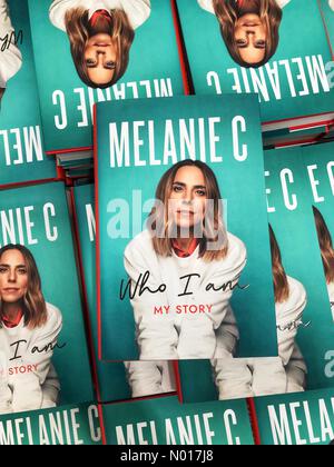 Cheltenham Literature Festival - Cheltenham Gloucestershire UK Friday 7th October 2022 - Melanie C former Spice Girl will promote her new autobiography today. Stock Photo