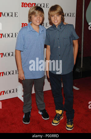 Dylan and Cole Sprouse  -  6th Annual Teen Vogue Young Hollywood Party at the LACMA Museum in Los Angeles.  full length eye contact smile  SprouseDylan Cole 45  Event in Hollywood Life - California, Red Carpet Event, USA, Film Industry, Celebrities, Photography, Bestof, Arts Culture and Entertainment, Celebrities fashion, Best of, Hollywood Life, Event in Hollywood Life - California, Red Carpet and backstage, Music celebrities, Topix, Couple, family ( husband and wife ) and kids- Children, brothers and sisters inquiry tsuni@Gamma-USA.com, Credit Tsuni / USA, 2006 to 2009 Stock Photo