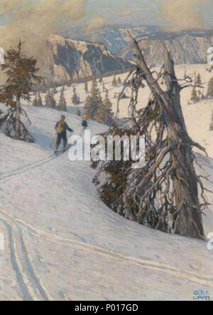 . German: Motiv aus dem Rax-Schneeberggebiet 3 Gustav Jahn, Motiv aus dem Rax-Schneeberggebiet Stock Photo