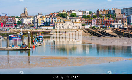 RAMSGATE, KENT, UK - JUNE 03, 2018: Ramsgate Port is a harbour run by the local authority - Thanet District Council. Stock Photo