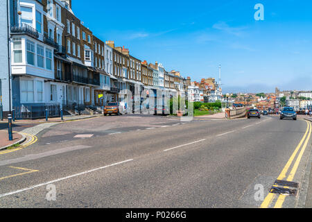 RAMSGATE, KENT, UK - JUNE 03, 2018: Street view in Ramsgate, a seaside town in Thanet district in east Kent. Stock Photo