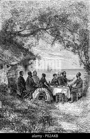 'The Children of Captain Grant' by Édouard Riou is an illustration ...