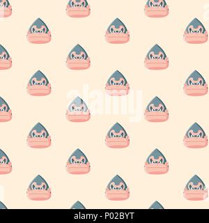 Gorilla seamless pattern. Stock Vector