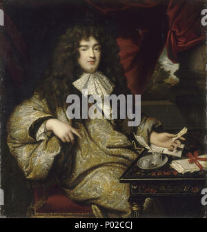 17 Marc Nattier d'après Claude Lefèbvre, Jean-Baptiste Colbert, marquis de Seignelay (1676) Stock Photo