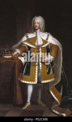 . Portrait of George II of Great Britain (1683-1760) . circa 1730 17 George II Stock Photo