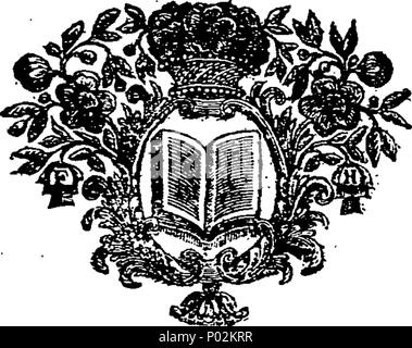 . English: Fleuron from book: A collection of letters to the author of the London Journal. 42 A collection of letters to the author of the London Journal. Fleuron T111217-12 Stock Photo