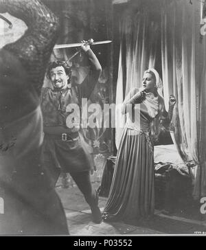 IVANHOE (1952) ROBERT TAYLOR, JOAN FONTAINE IVAH 004P Stock Photo - Alamy