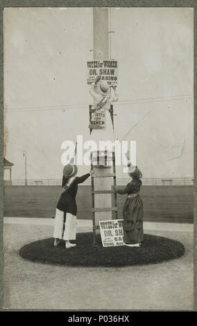 Suffrage campaign days in New Jersey Stock Photo