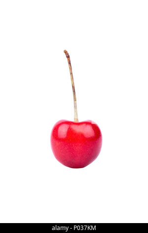 Fresh red cherrie isolated on a white background Stock Photo