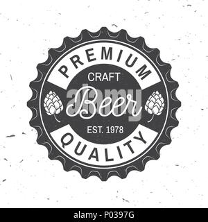 Blueprint Jumping jack typhoon Craft Brewery Premium Quality Logo template, vintage beer company logo  illustration Stock Vector Image & Art - Alamy