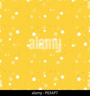 Seamless repeating background from multicolored stars Stock Vector