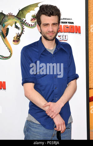 Jay Baruchel  31 -  How To Train Your Dragon premiere at the Universal Amphitheatre In Los Angeles.Jay Baruchel  31 Red Carpet Event, Vertical, USA, Film Industry, Celebrities,  Photography, Bestof, Arts Culture and Entertainment, Topix Celebrities fashion /  Vertical, Best of, Event in Hollywood Life - California,  Red Carpet and backstage, USA, Film Industry, Celebrities,  movie celebrities, TV celebrities, Music celebrities, Photography, Bestof, Arts Culture and Entertainment,  Topix, vertical, one person,, from the year , 2010, inquiry tsuni@Gamma-USA.com - Three Quarters Stock Photo