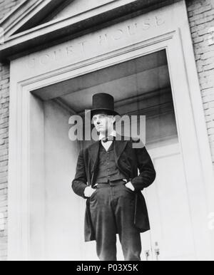 Original Film Title: YOUNG MR. LINCOLN.  English Title: YOUNG MR. LINCOLN.  Film Director: JOHN FORD.  Year: 1939.  Stars: ABRAHAM LINCOLN; HENRY FONDA. Credit: 20TH CENTURY FOX / Album Stock Photo