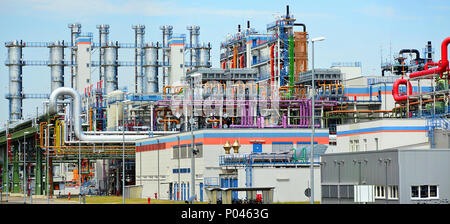 chemical industry - factory for the manufacture of chemical products - architecture and equipment Stock Photo