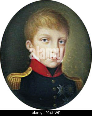 Leopold, Count of Syracuse (1813-1860) 19 Leopold, Count of Syracuse (1813-1860), Neapolitan school, Circa 1825 Stock Photo