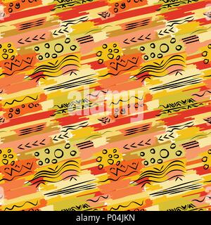 Seamless repeating striped colored background of colors Stock Vector