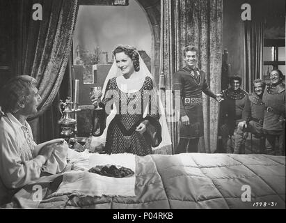 Original Film Title: LADY GODIVA.  English Title: LADY GODIVA.  Film Director: ARTHUR LUBIN.  Year: 1955.  Stars: MAUREEN O'HARA. Credit: UNIVERSAL PICTURES / Album Stock Photo