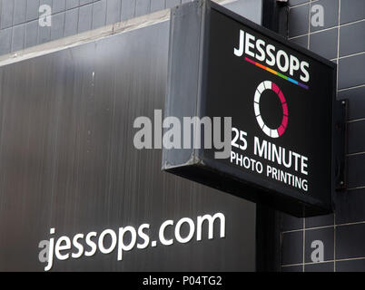 A branch of Jessops on Oxford Street, central London. Stock Photo