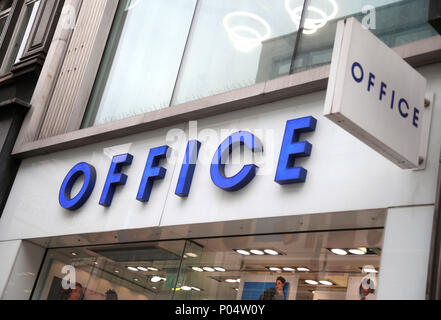 A branch of Office on Oxford Street, central London. Stock Photo