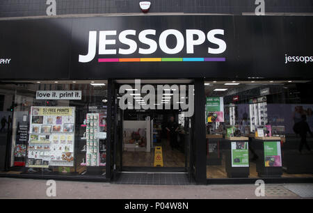 A branch of Jessops on Oxford Street, central London. Stock Photo