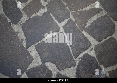 Treviso, Italy - May 29, 2018: Decorated pavements Stock Photo