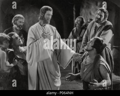 Original Film Title: THE KING OF KINGS.  English Title: THE KING OF KINGS.  Film Director: CECIL B DEMILLE.  Year: 1927.  Stars: H. B. WARNER. Credit: PATHE / Album Stock Photo