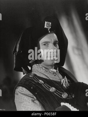 Original Film Title: RICHARD III.  English Title: RICHARD III.  Film Director: LAURENCE OLIVIER.  Year: 1955.  Stars: RALPH RICHARDSON. Credit: OLIVIER PRODS/LONDON FILMS/BIG BEN FILMS / Album Stock Photo