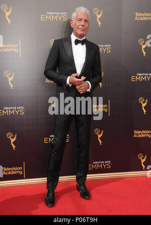 Los Angeles, California, USA. 11th Sep, 2016. ANTHONY BOURDAIN attends 2016 Creative Arts Emmy Awards held at Microsoft Theater. Credit: Birdie Thompson/AdMedia/ZUMA Wire/Alamy Live News Stock Photo