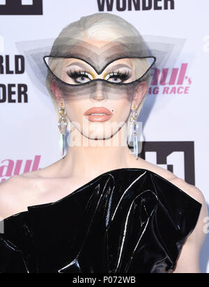 Los Angeles, California, USA. 8th June, 2018. 08 June 2018 - Los Angeles, California - Aquaria. ''RuPaul's Drag Race'' Season 10 Finale held at ACE Hotel. Photo Credit: Birdie Thompson/AdMedia Credit: Birdie Thompson/AdMedia/ZUMA Wire/Alamy Live NewsCalifornia, Stock Photo