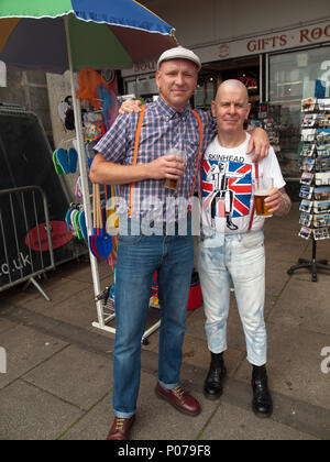 Skinheads in Brighton Stock Photo