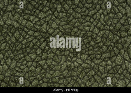 Strict textile background in dark green tone. Stock Photo