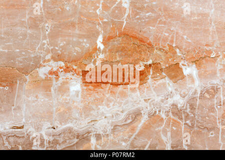 Pink light marble stone texture background. Stock Photo