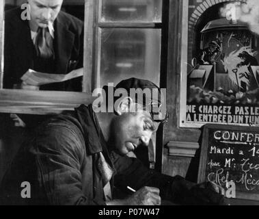 Jean Gabin / La Bete Humaine / 1938 directed by Jean Renoir Stock Photo ...